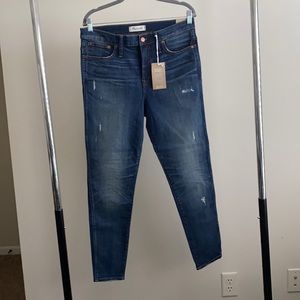 NWT Madewell 9” High Rise Skinny Jeans